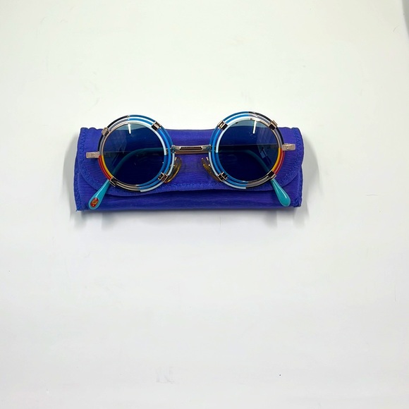 Dolce Vita Vintage Sunglasses & Case Made in Italy Gold Plated 24KT - Picture 4 of 14